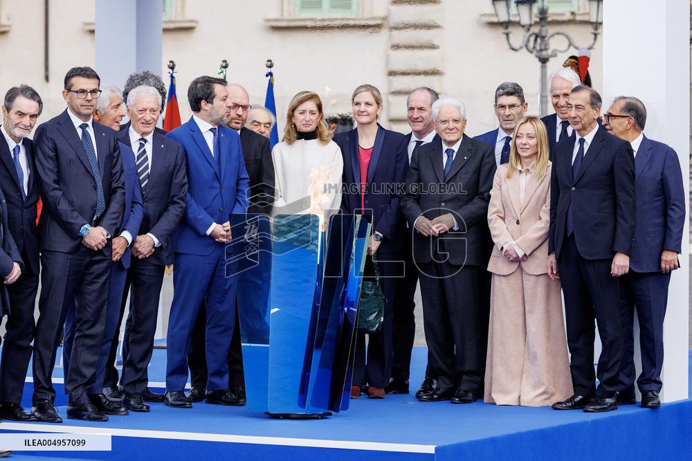 Milan Cortina 2026 Olympic Torch Relay Inauguration Ceremony - Rome