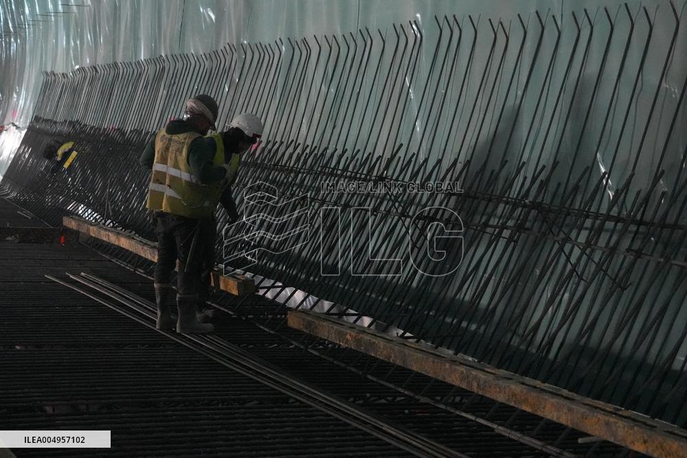 Visit to the works of the Galindo Storm Tank - Barakaldo