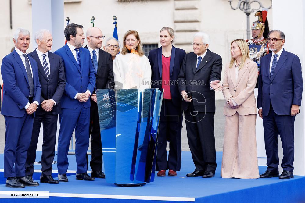 Milan Cortina 2026 Olympic Torch Relay Inauguration Ceremony - Rome
