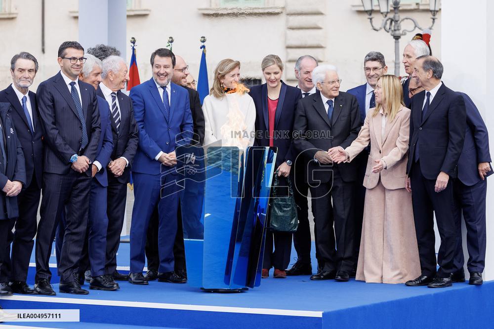 Milan Cortina 2026 Olympic Torch Relay Inauguration Ceremony - Rome