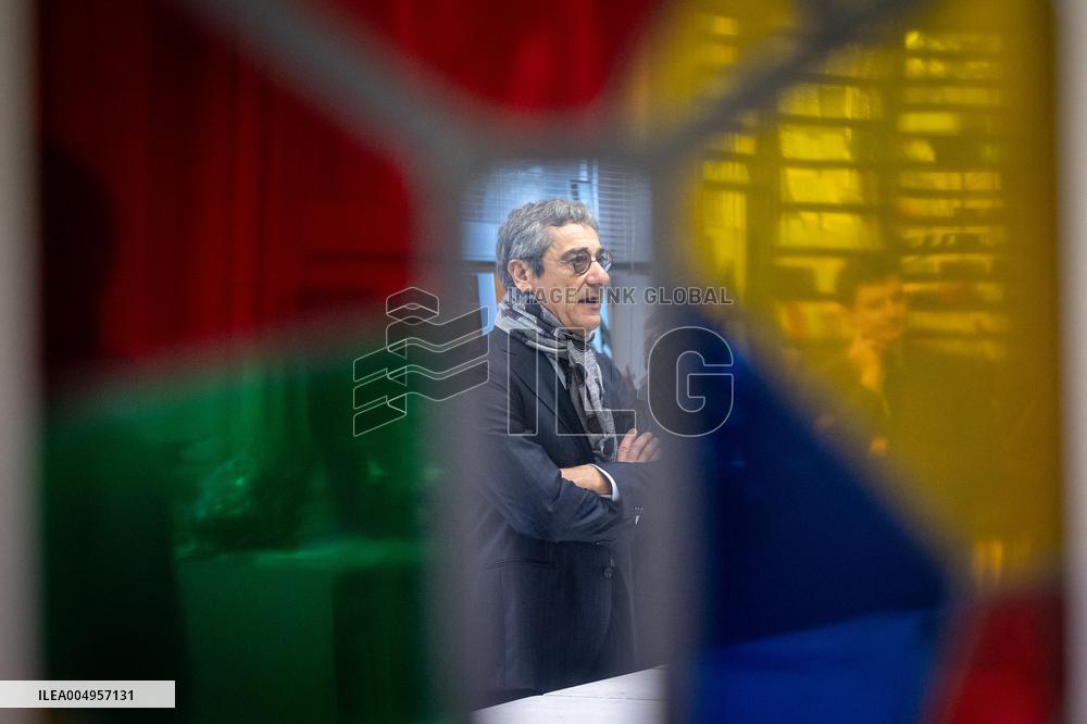 Serge Papin visit the Ateliers Duchemin - Paris