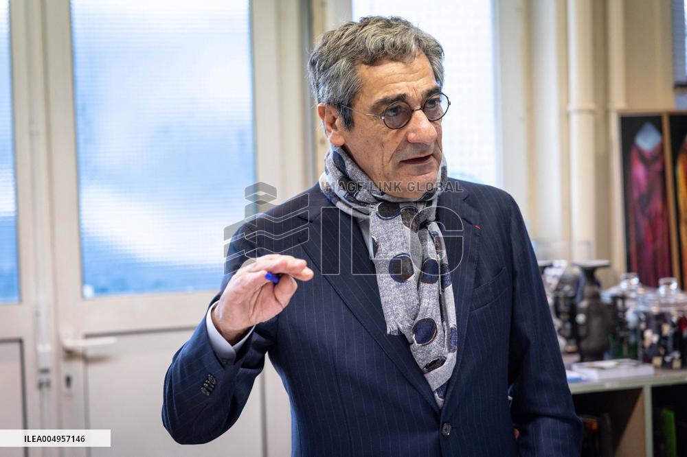 Serge Papin visit the Ateliers Duchemin - Paris