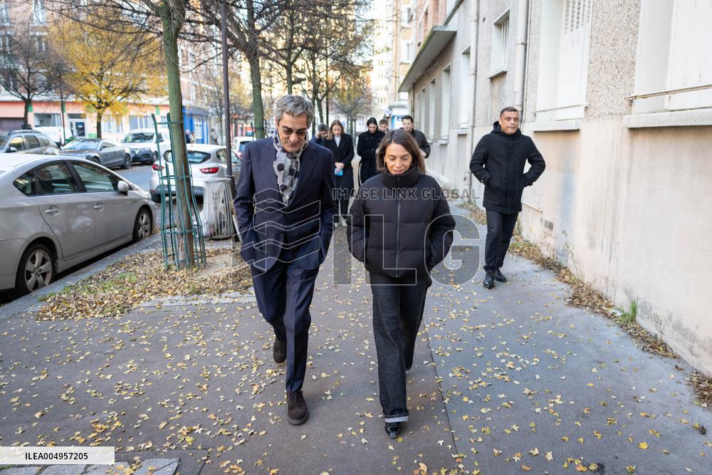 Serge Papin visit the Ateliers Duchemin - Paris
