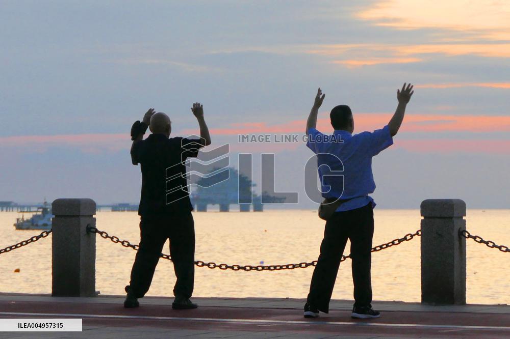 People Exercising Number Increasing in China