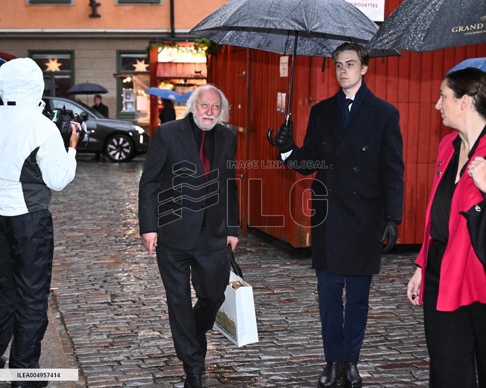 NOBEL CHAIRS ARE SIGNED BY THE PRIZE WINNERS