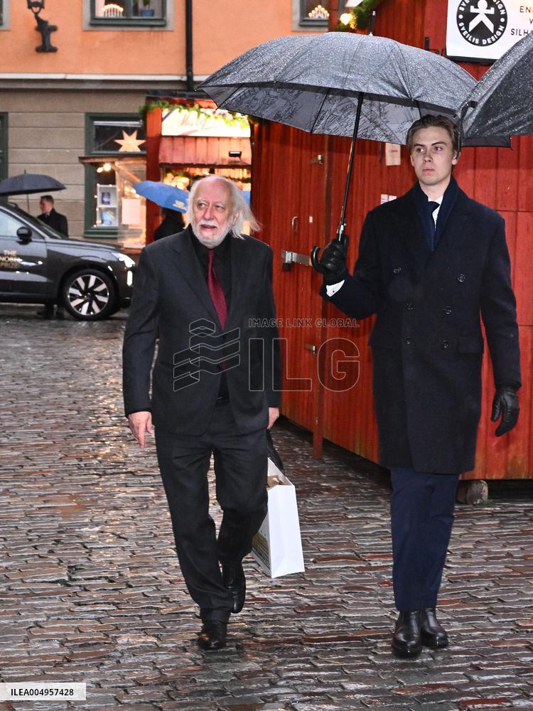 NOBEL CHAIRS ARE SIGNED BY THE PRIZE WINNERS