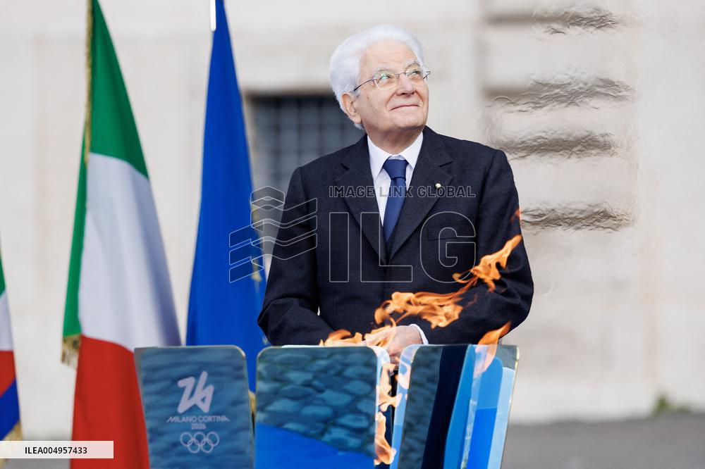 Milan Cortina 2026 Olympic Torch Relay Inauguration Ceremony - Rome