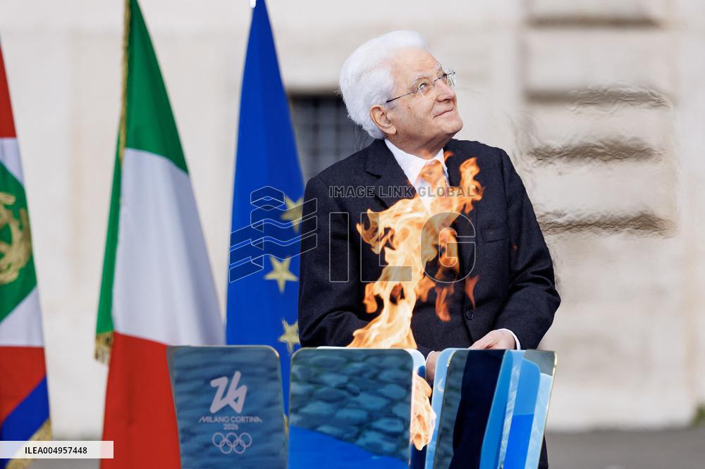 Milan Cortina 2026 Olympic Torch Relay Inauguration Ceremony - Rome