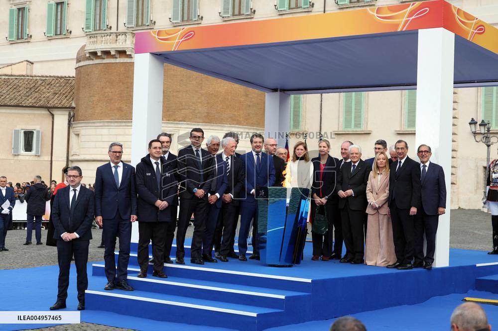 Milan Cortina 2026 Olympic Torch Relay Inauguration Ceremony - Rome