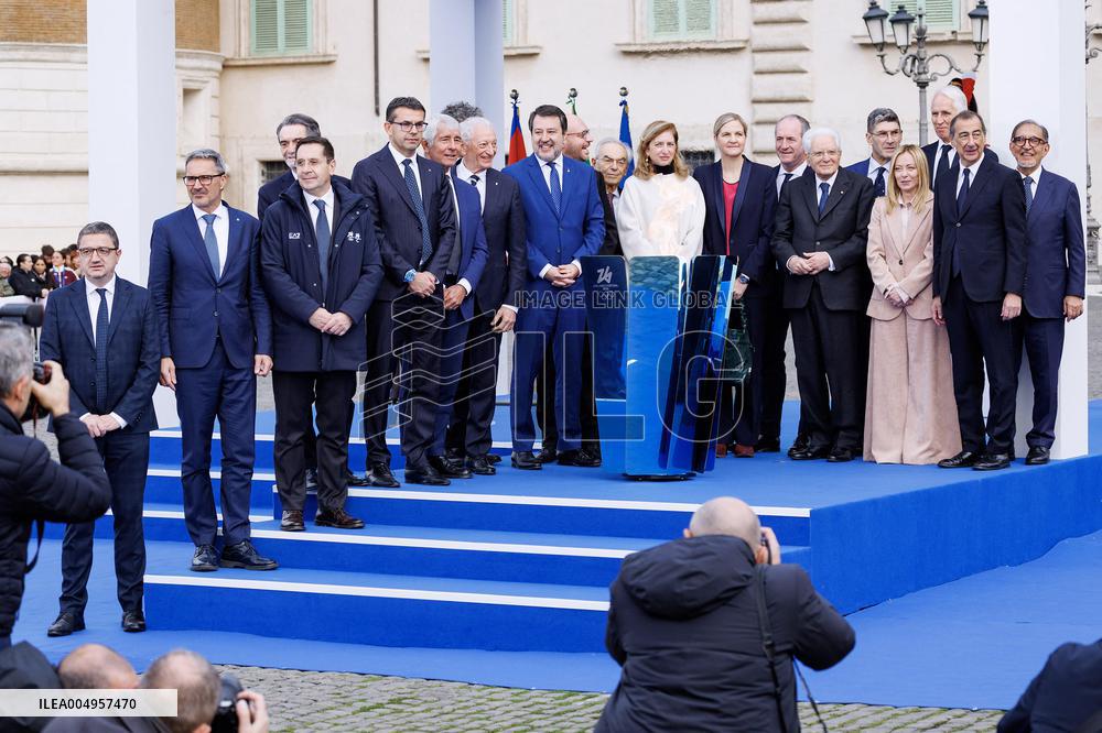 Milan Cortina 2026 Olympic Torch Relay Inauguration Ceremony - Rome