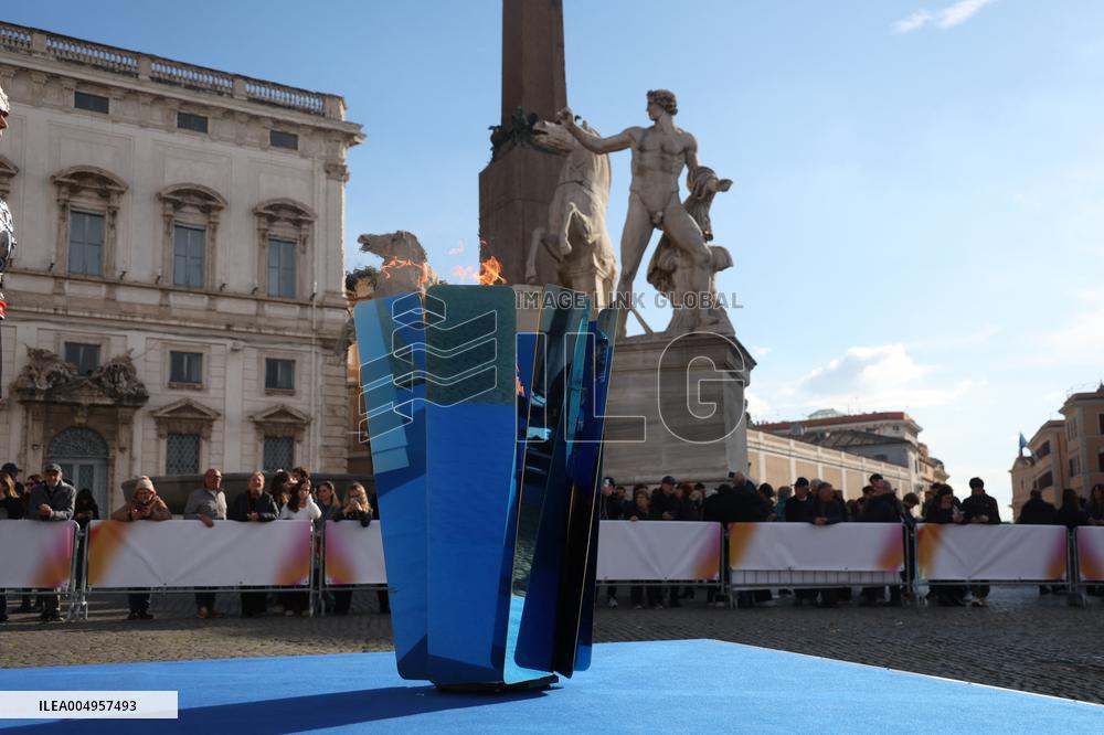 GIOCHI OLIMPICI - Olimpiadi Invernali Milano-Cortina 2026 - Olympic Torch Relay Inauguration Ceremony