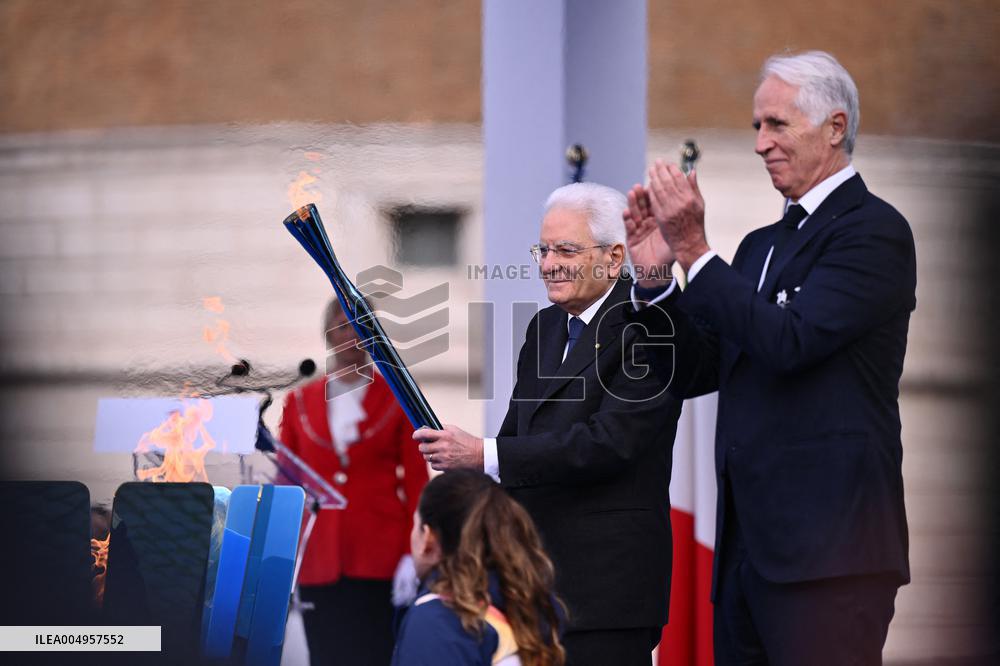 GIOCHI OLIMPICI - Olimpiadi Invernali Milano-Cortina 2026 - Olympic Torch Relay Inauguration Ceremony