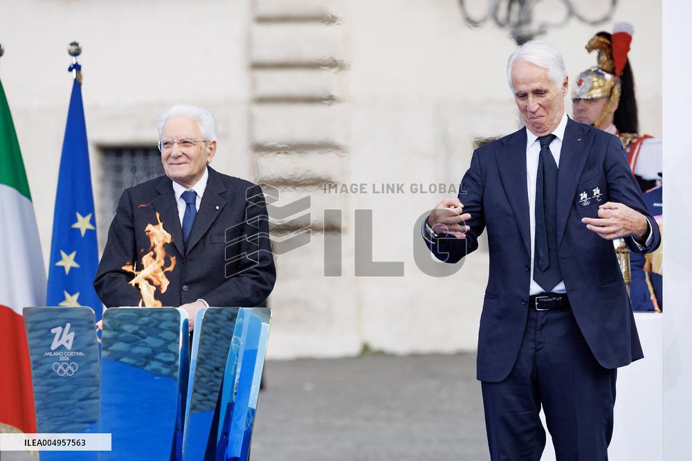 Milan Cortina 2026 Olympic Torch Relay Inauguration Ceremony - Rome