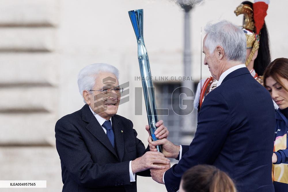 Milan Cortina 2026 Olympic Torch Relay Inauguration Ceremony - Rome