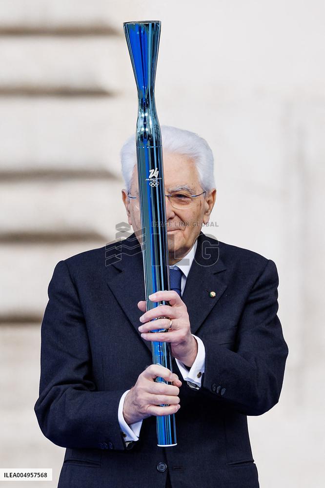 Milan Cortina 2026 Olympic Torch Relay Inauguration Ceremony - Rome