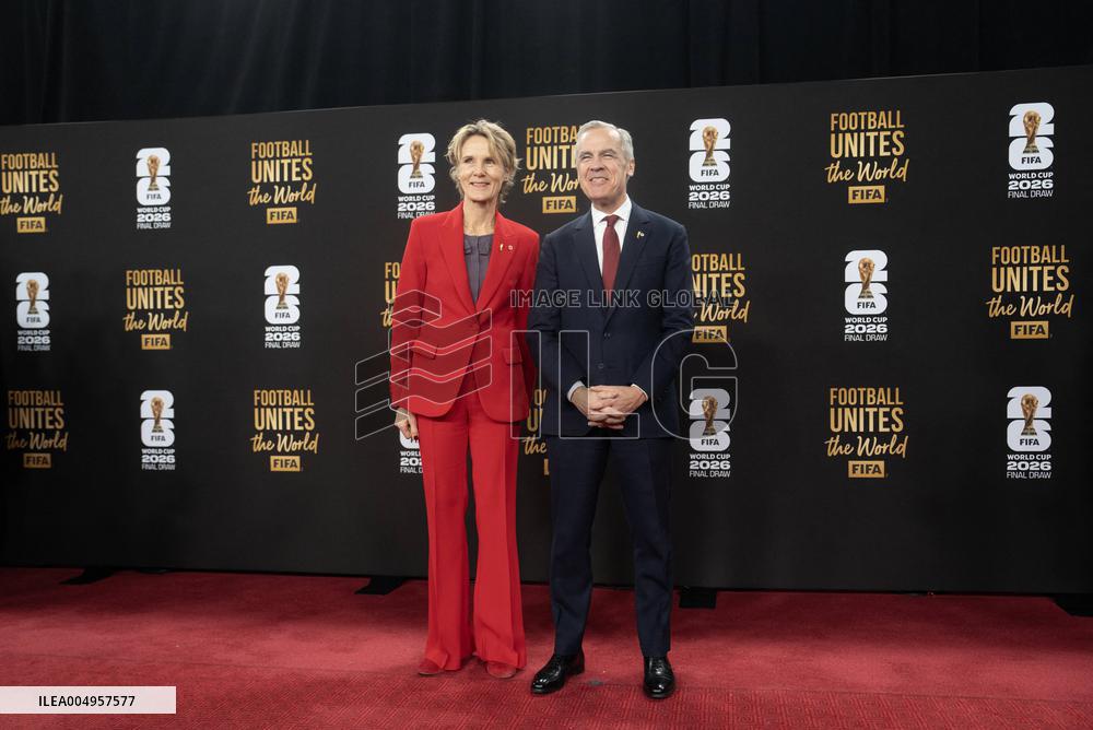 PM Mark Carney And Wife At FIFA World Cup Draw Red Carpet - Washington