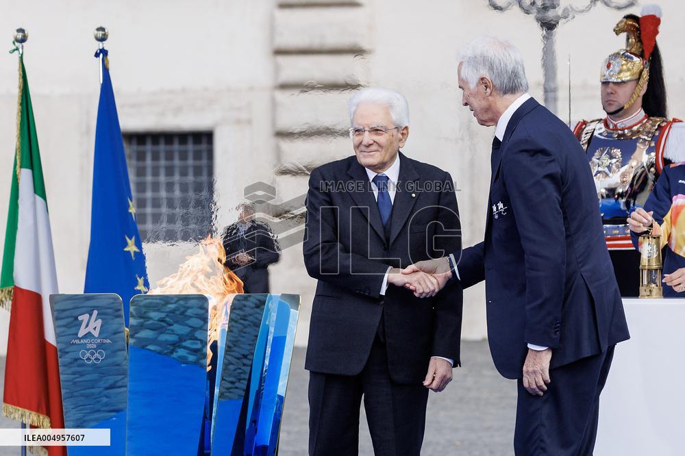 Milan Cortina 2026 Olympic Torch Relay Inauguration Ceremony - Rome