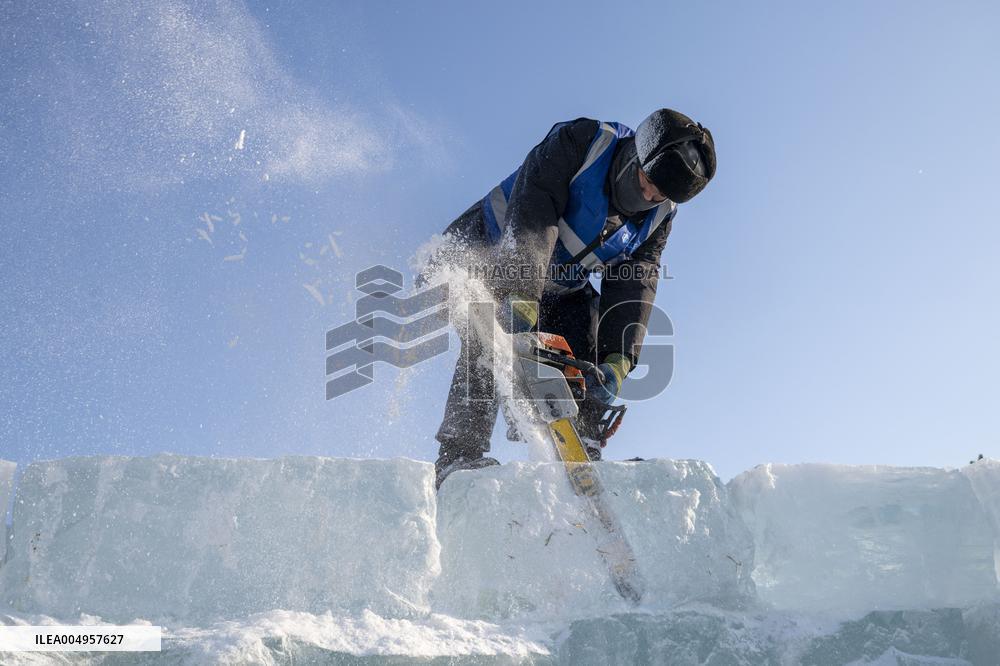 Construction Site of Ice and Snow World - China