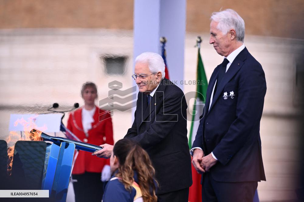 GIOCHI OLIMPICI - Olimpiadi Invernali Milano-Cortina 2026 - Olympic Torch Relay Inauguration Ceremony