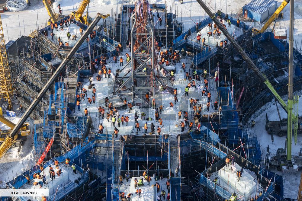 Construction Site of Ice and Snow World - China
