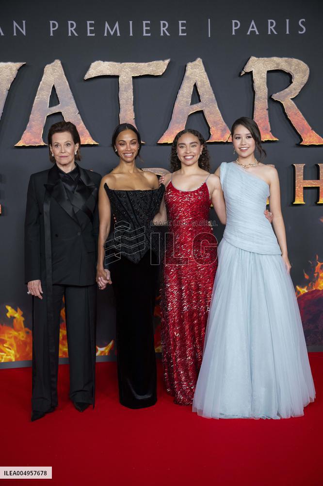 « Avatar: Fire And Ash » European Premiere - Paris