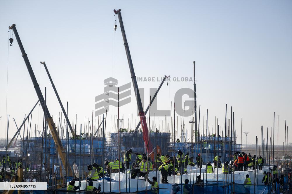 Construction Site of Ice and Snow World - China