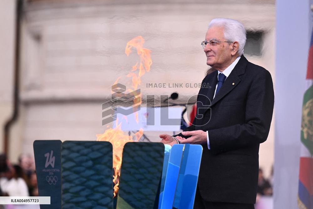 GIOCHI OLIMPICI - Olimpiadi Invernali Milano-Cortina 2026 - Olympic Torch Relay Inauguration Ceremony