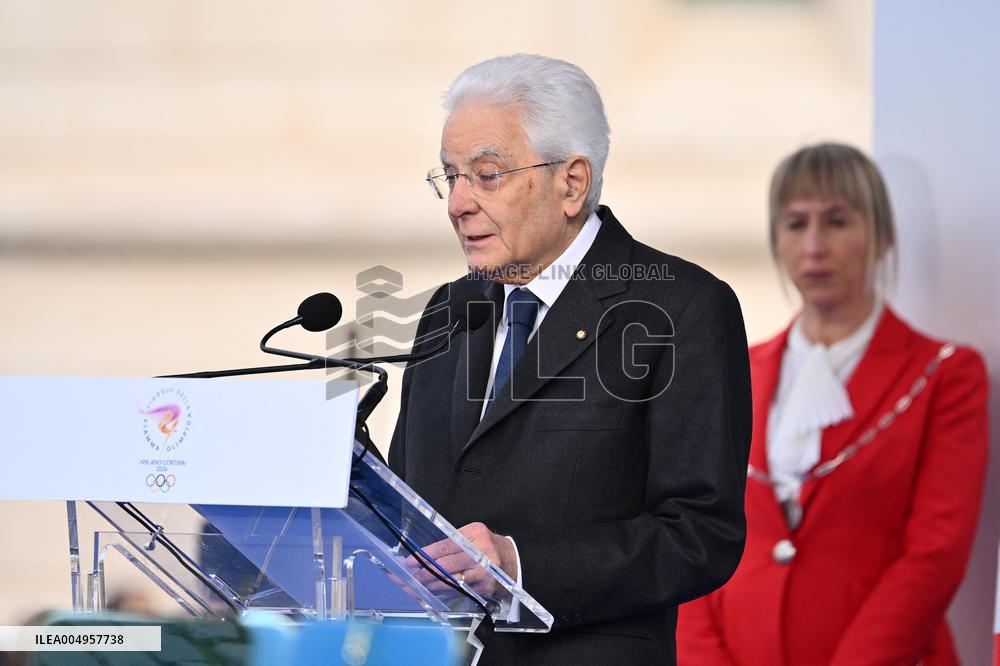 GIOCHI OLIMPICI - Olimpiadi Invernali Milano-Cortina 2026 - Olympic Torch Relay Inauguration Ceremony