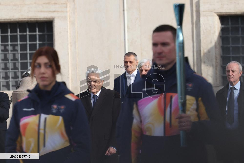 Milan Cortina 2026 Olympic Torch Relay Inauguration Ceremony - Rome