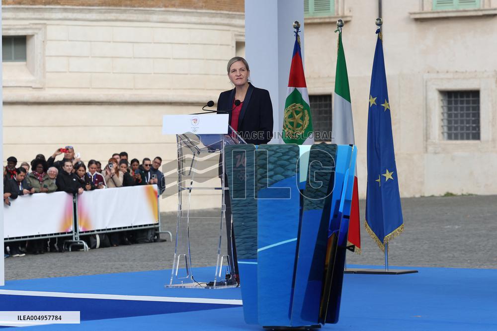 Milan Cortina 2026 Olympic Torch Relay Inauguration Ceremony - Rome