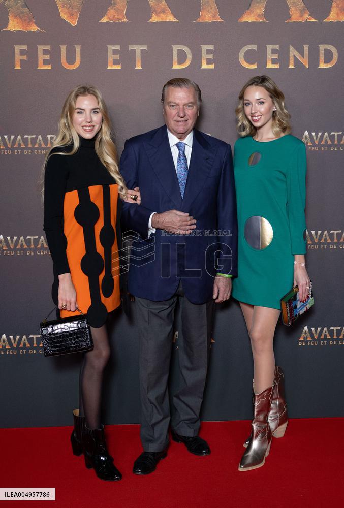 Avatar: Fire And Ash European Premiere Guest and VIP - Paris AJ