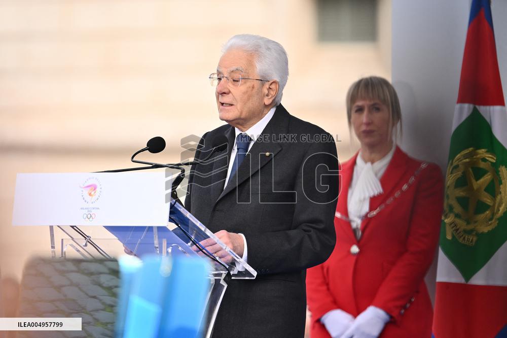 GIOCHI OLIMPICI - Olimpiadi Invernali Milano-Cortina 2026 - Olympic Torch Relay Inauguration Ceremony