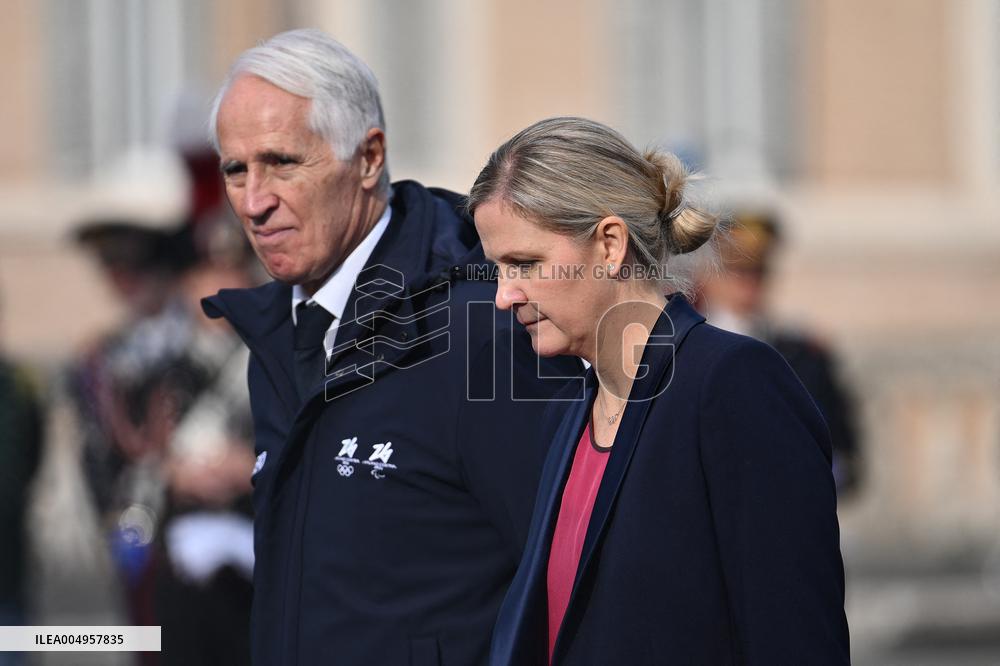 Milan Cortina 2026 Olympic Torch Relay Inauguration Ceremony - Rome