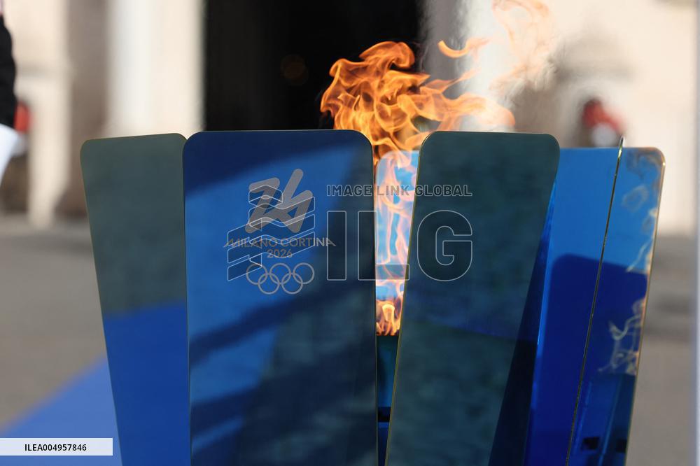 GIOCHI OLIMPICI - Olimpiadi Invernali Milano-Cortina 2026 - Olympic Torch Relay Inauguration Ceremony