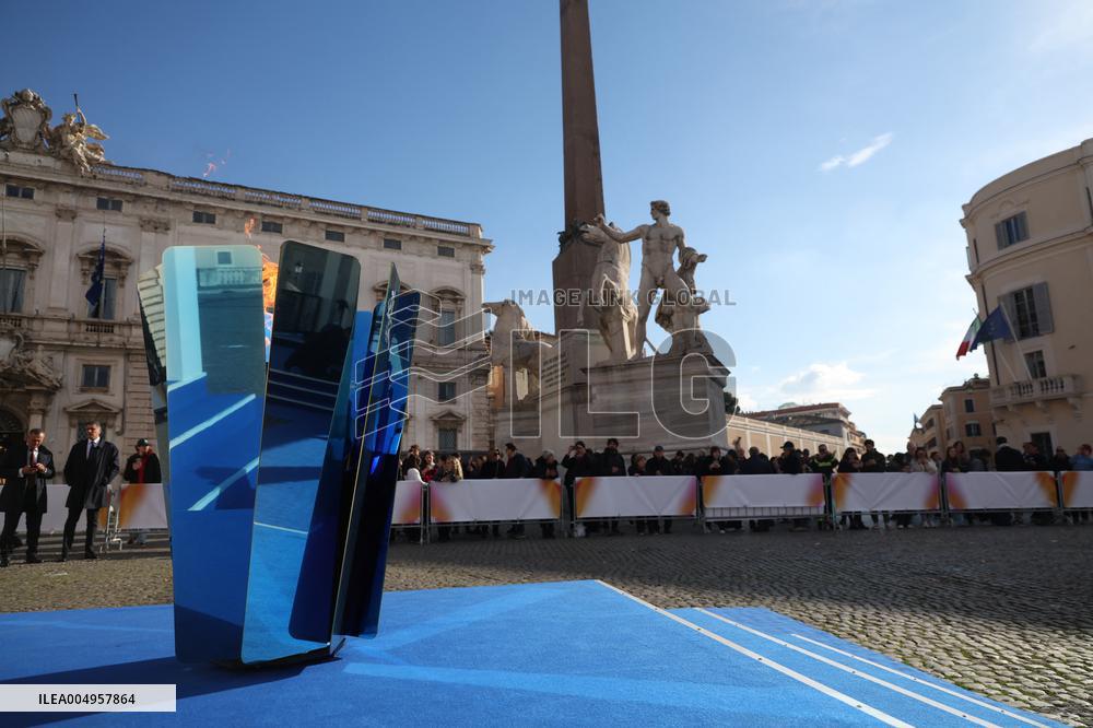 GIOCHI OLIMPICI - Olimpiadi Invernali Milano-Cortina 2026 - Olympic Torch Relay Inauguration Ceremony