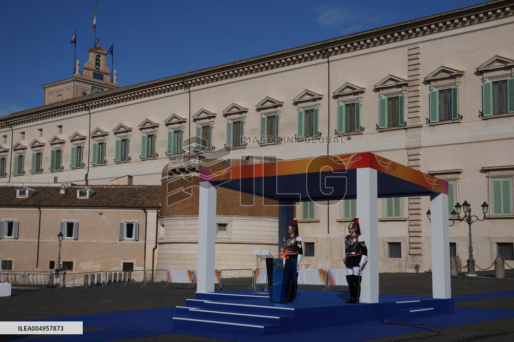 GIOCHI OLIMPICI - Olimpiadi Invernali Milano-Cortina 2026 - Olympic Torch Relay Inauguration Ceremony