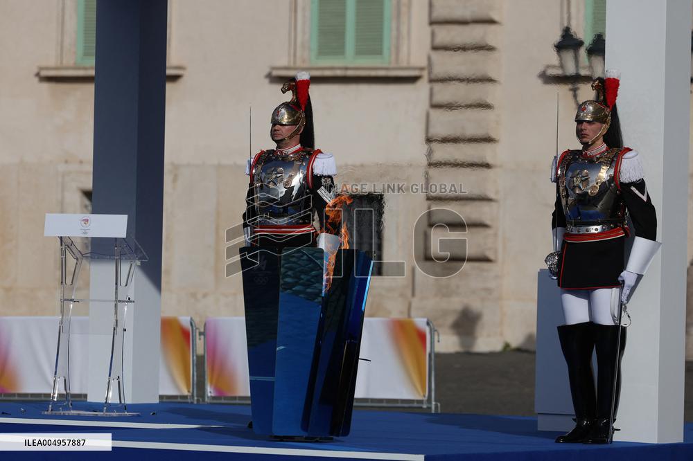 Milan Cortina 2026 Olympic Torch Relay Inauguration Ceremony - Rome