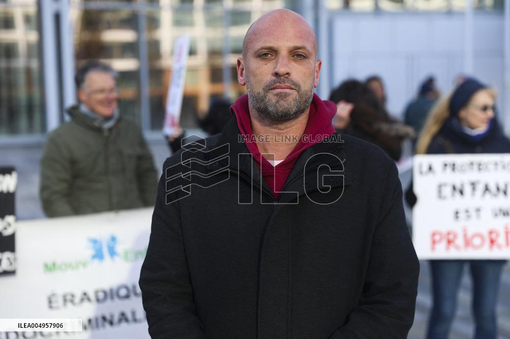 Protest Against Child Sexual Abuse - Paris