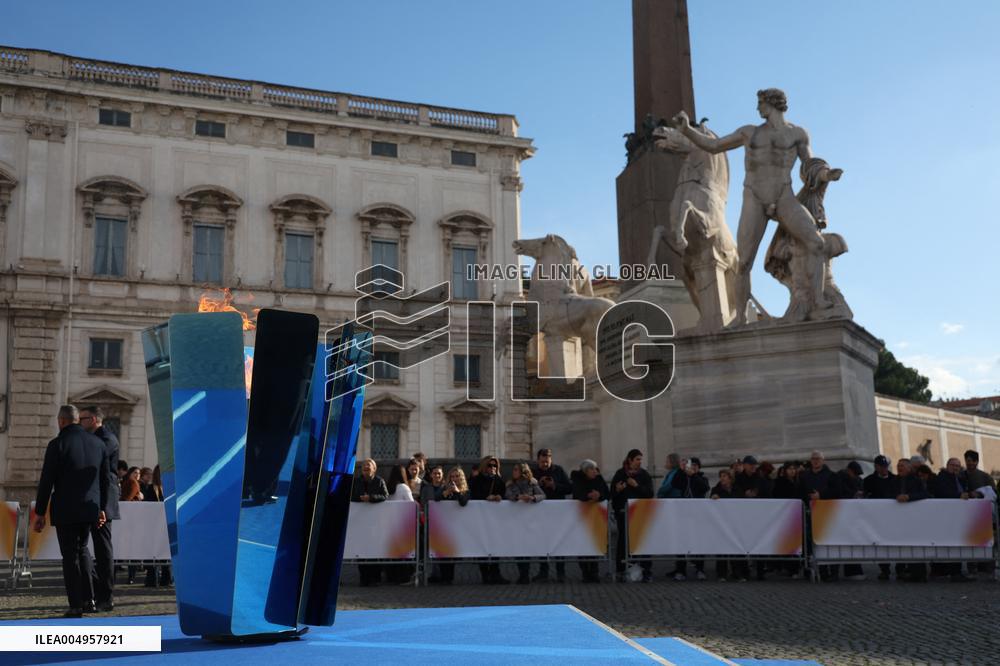 GIOCHI OLIMPICI - Olimpiadi Invernali Milano-Cortina 2026 - Olympic Torch Relay Inauguration Ceremony