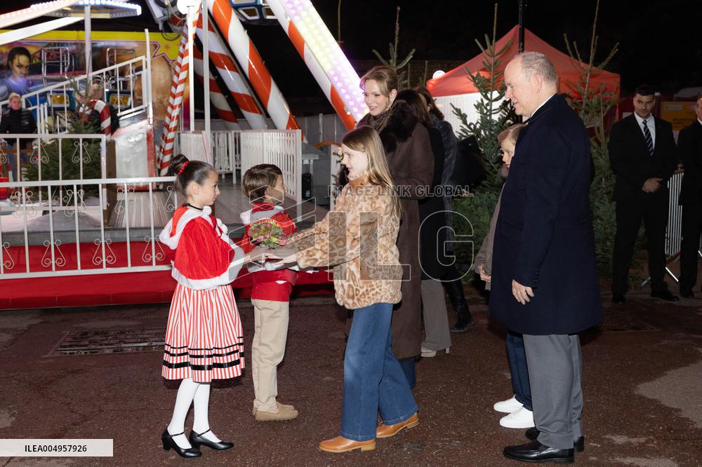NO TABLOID - Opening of the Christmas Market of Monaco