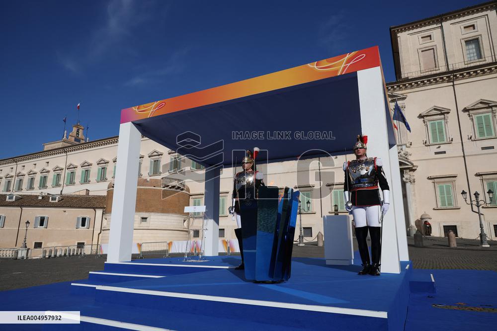 GIOCHI OLIMPICI - Olimpiadi Invernali Milano-Cortina 2026 - Olympic Torch Relay Inauguration Ceremony