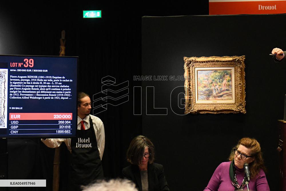 Renoir's La Laveuse Sold at Auction for € 230,000 - Paris