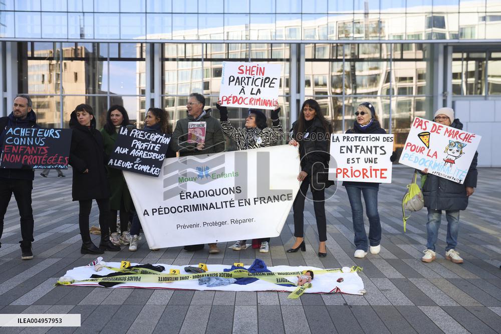 Protest Against Child Sexual Abuse - Paris