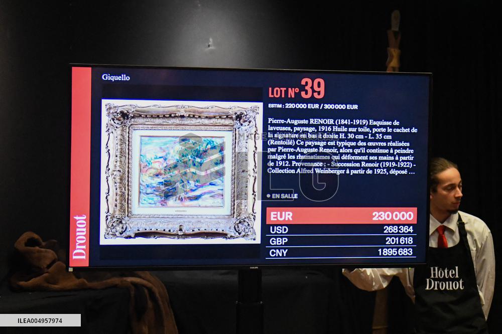 Renoir's La Laveuse Sold at Auction for € 230,000 - Paris