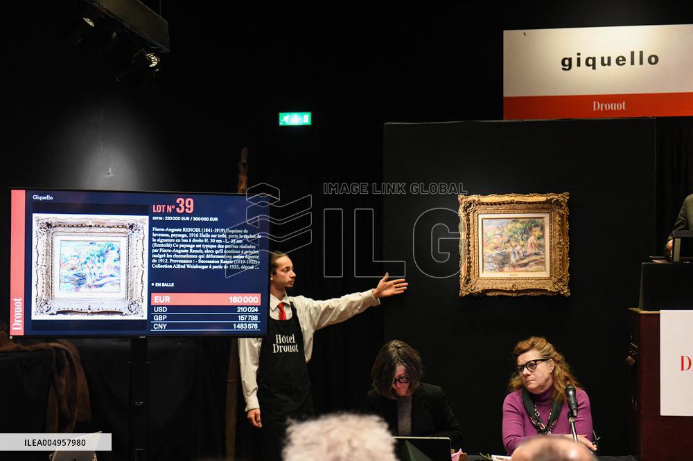 Renoir's La Laveuse Sold at Auction for € 230,000 - Paris