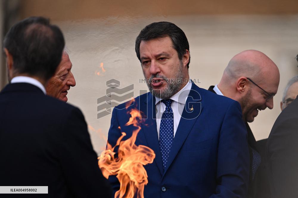 Milan Cortina 2026 Olympic Torch Relay Inauguration Ceremony - Rome