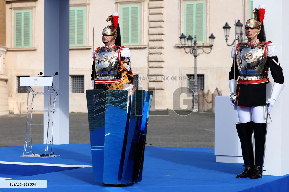 Milan Cortina 2026 Olympic Torch Relay Inauguration Ceremony - Rome