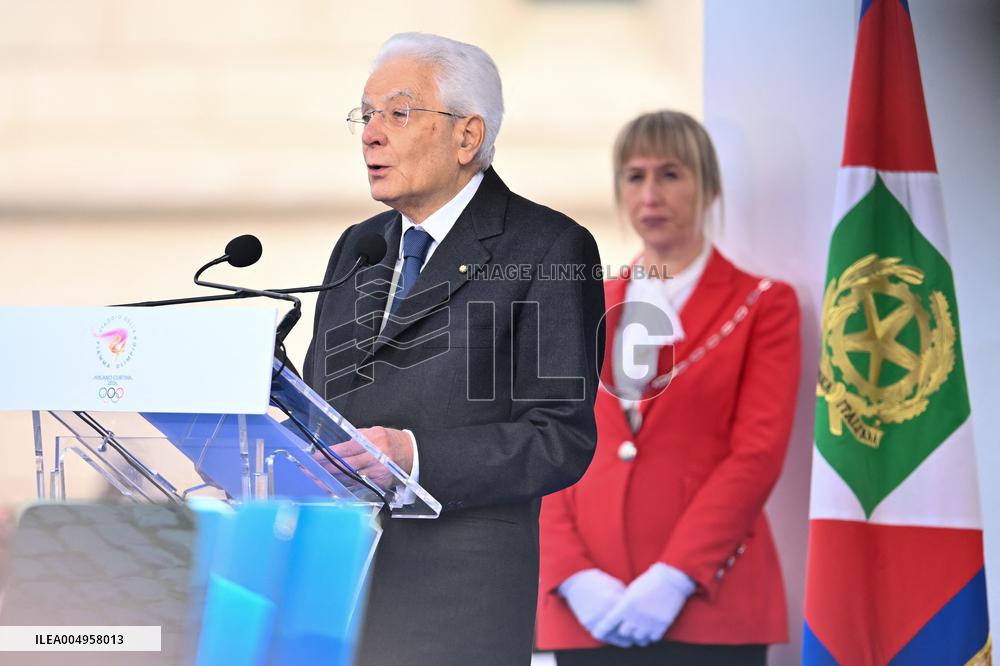 Milan Cortina 2026 Olympic Torch Relay Inauguration Ceremony - Rome