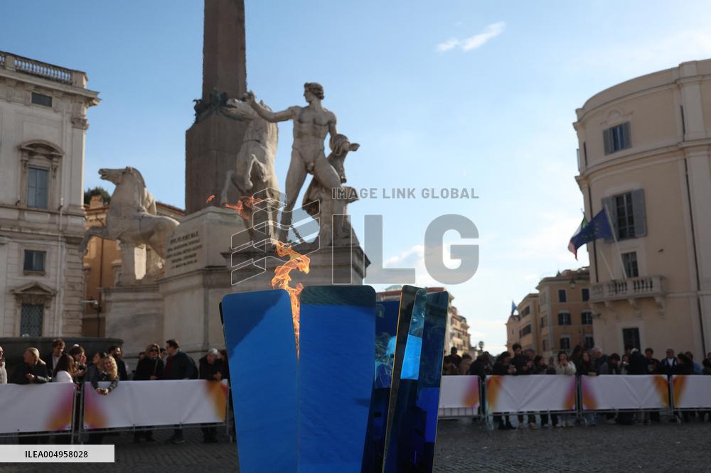 GIOCHI OLIMPICI - Olimpiadi Invernali Milano-Cortina 2026 - Olympic Torch Relay Inauguration Ceremony