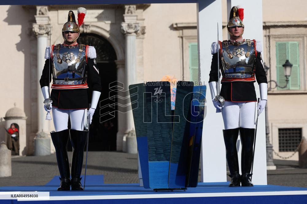 Milan Cortina 2026 Olympic Torch Relay Inauguration Ceremony - Rome